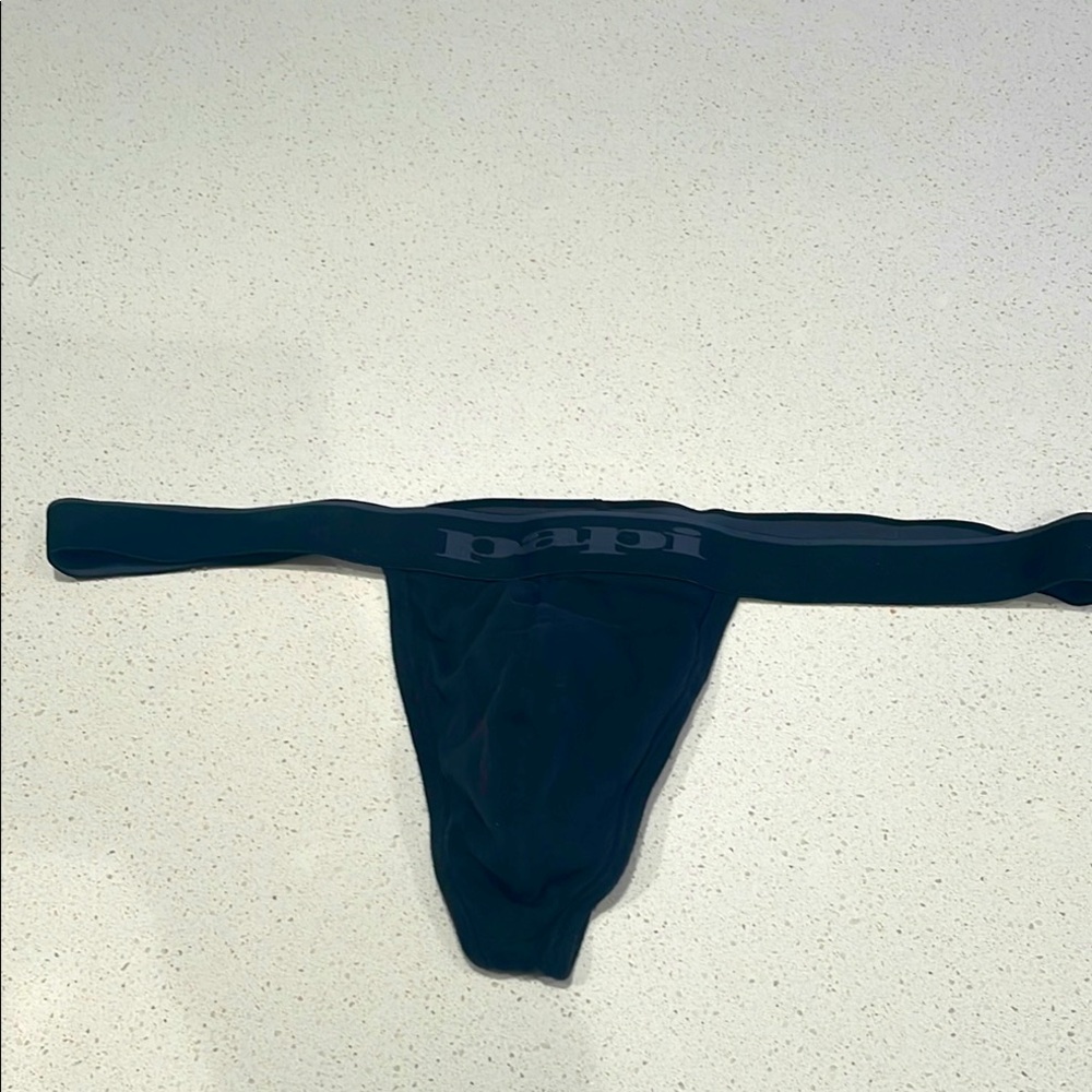 Papi Black Jockstrap